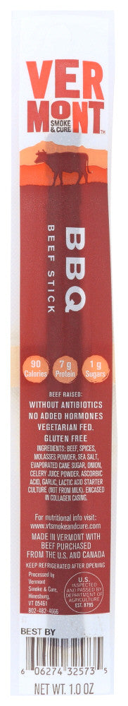 Vermont Smoke & Cure Realsticks BBQ (24x1Oz)