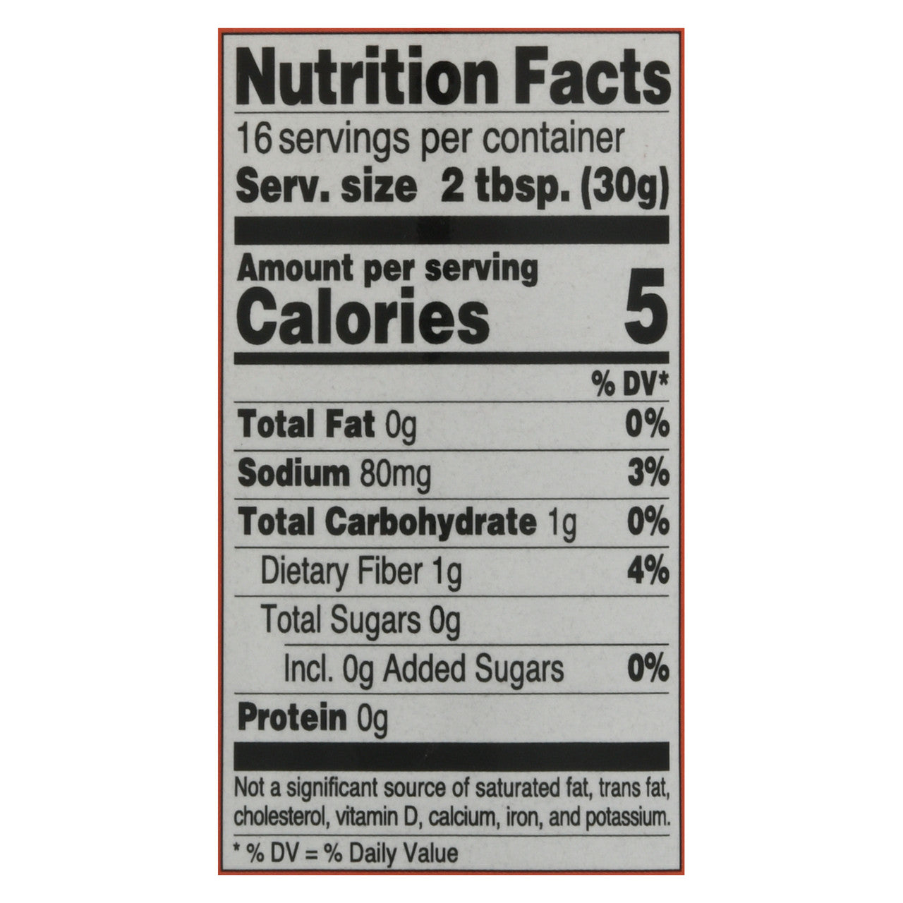 TRU FDS BBQ EAST CARLINA ( 6 X 17 OZ )