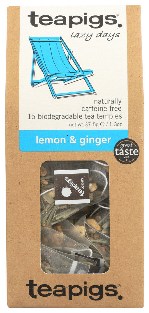 TEAPG LEMON & GINGER ( 6 X 15 BAG )