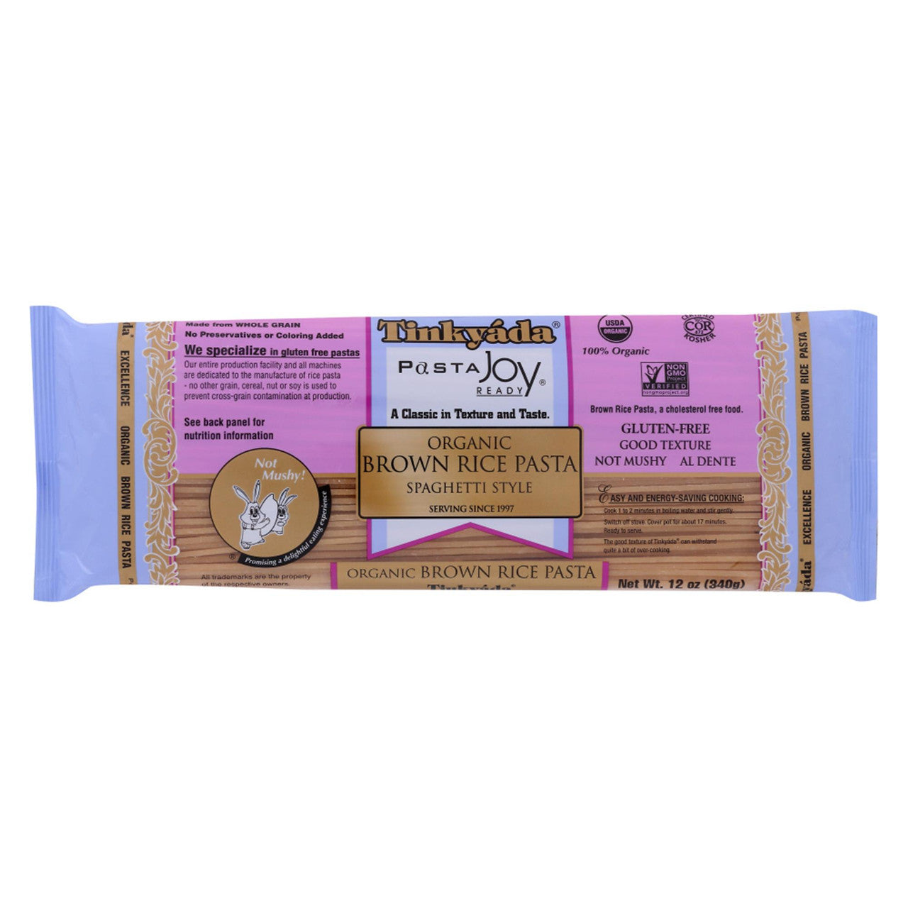 Tinkyada Organic Brown Rice Pasta Spaghetti Style (12x12 OZ)