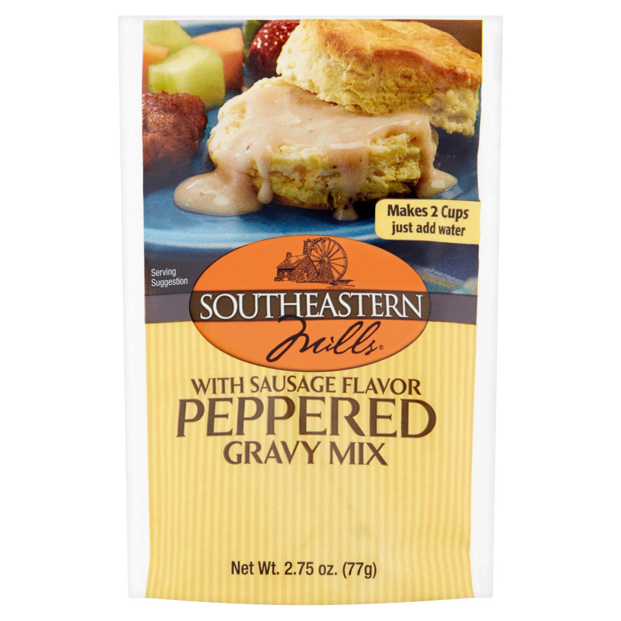 S MILLS GRAVY PPR W/SAUS ( 24 X 2.75 OZ )