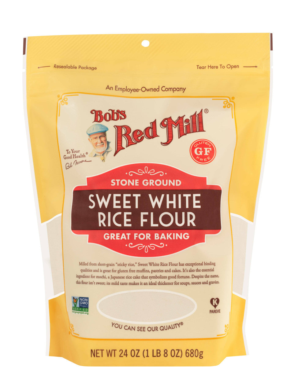 BOBS RC FLR SWT WHT GF ( 4 X 24 OZ )