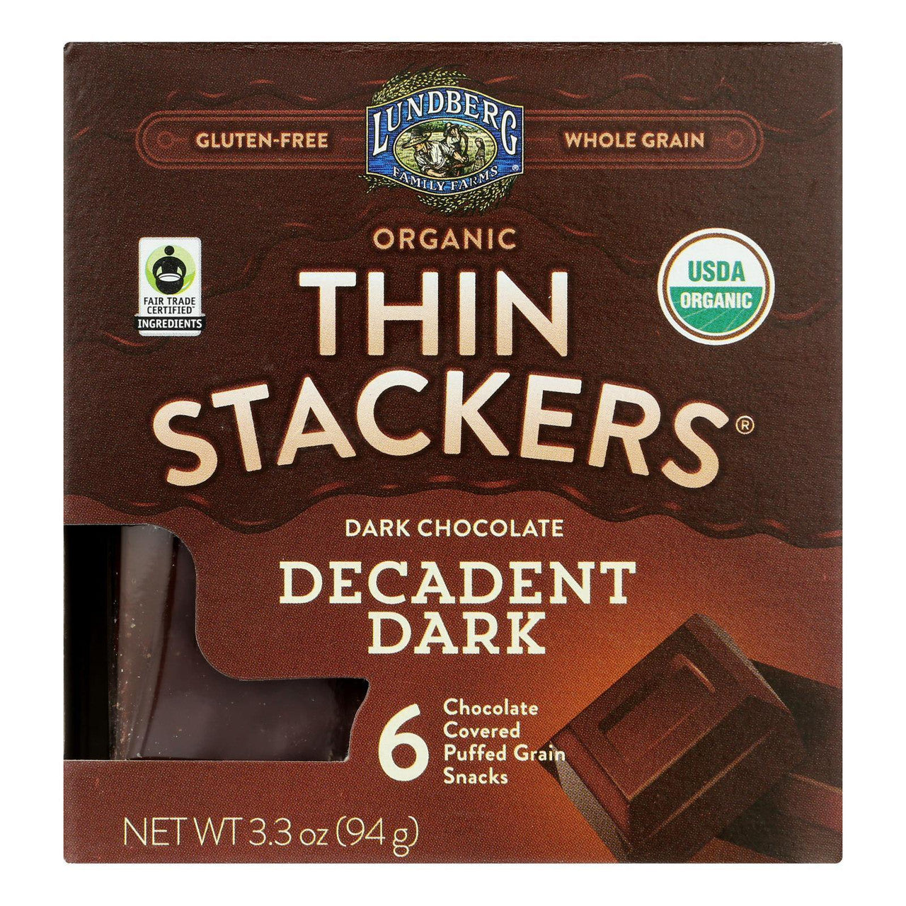 OG2 LUND DK CHOC STACKER ( 6 X 3.3 OZ )