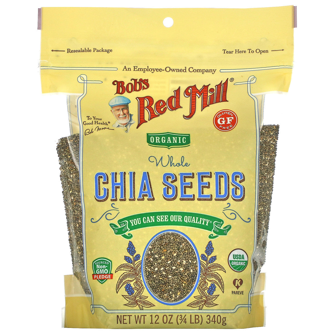 OG2 BOBS SEEDS CHIA ( 5 X 12 OZ )