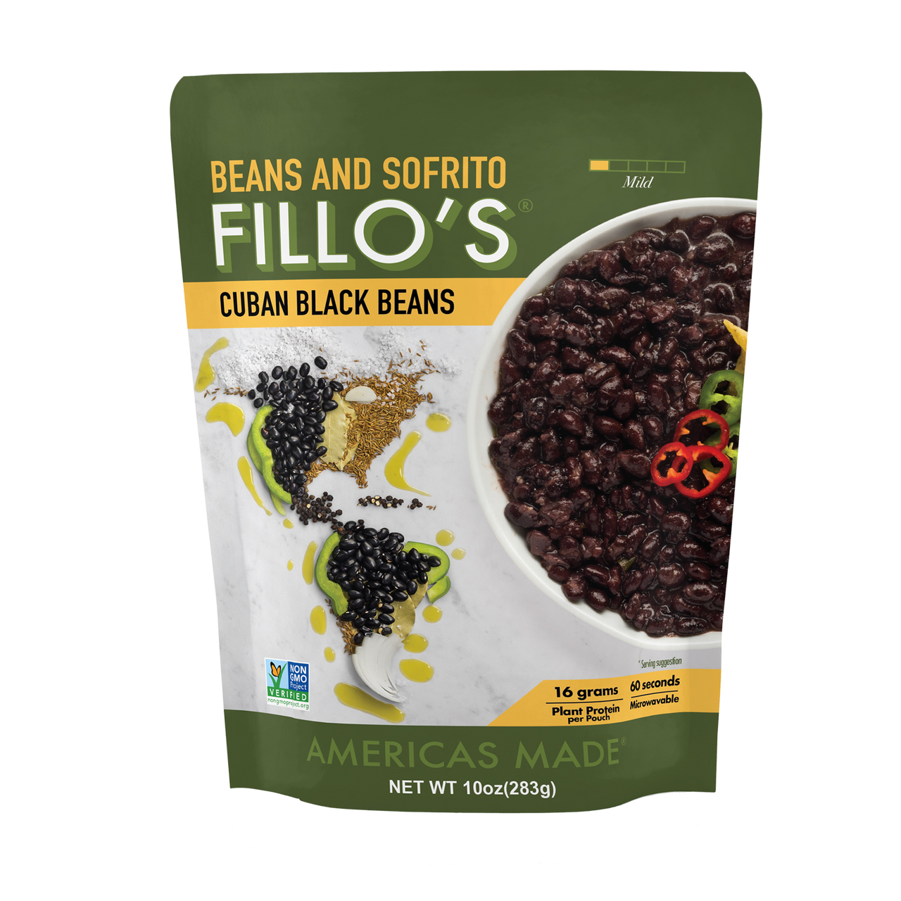 FILLOS CUBAN BLK BEANS ( 6 X 10 OZ )