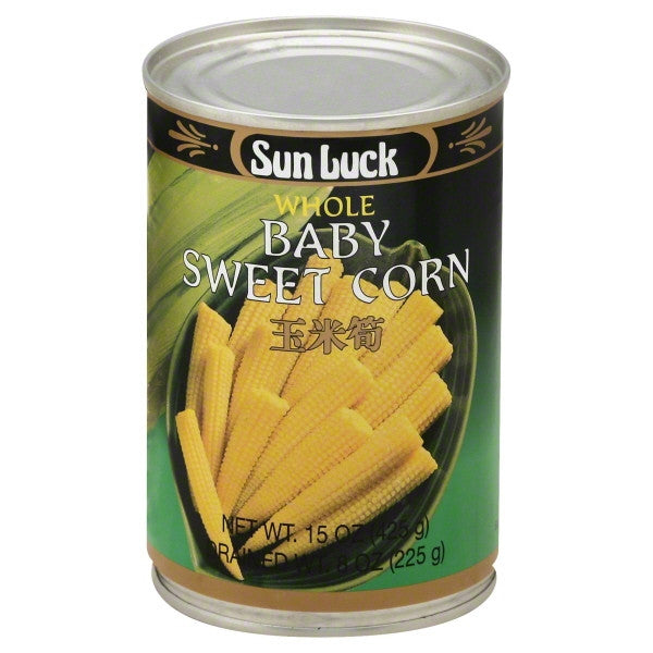 SUN L WHOLE BABY CORN ( 12 X 15 OZ )