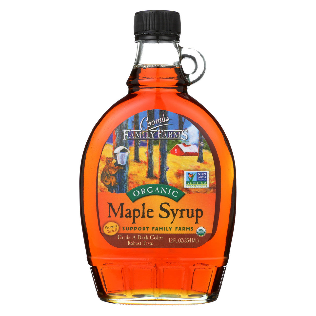 Coombs Family Farms Grade B Maple Syrup Glass (12x12 Oz)