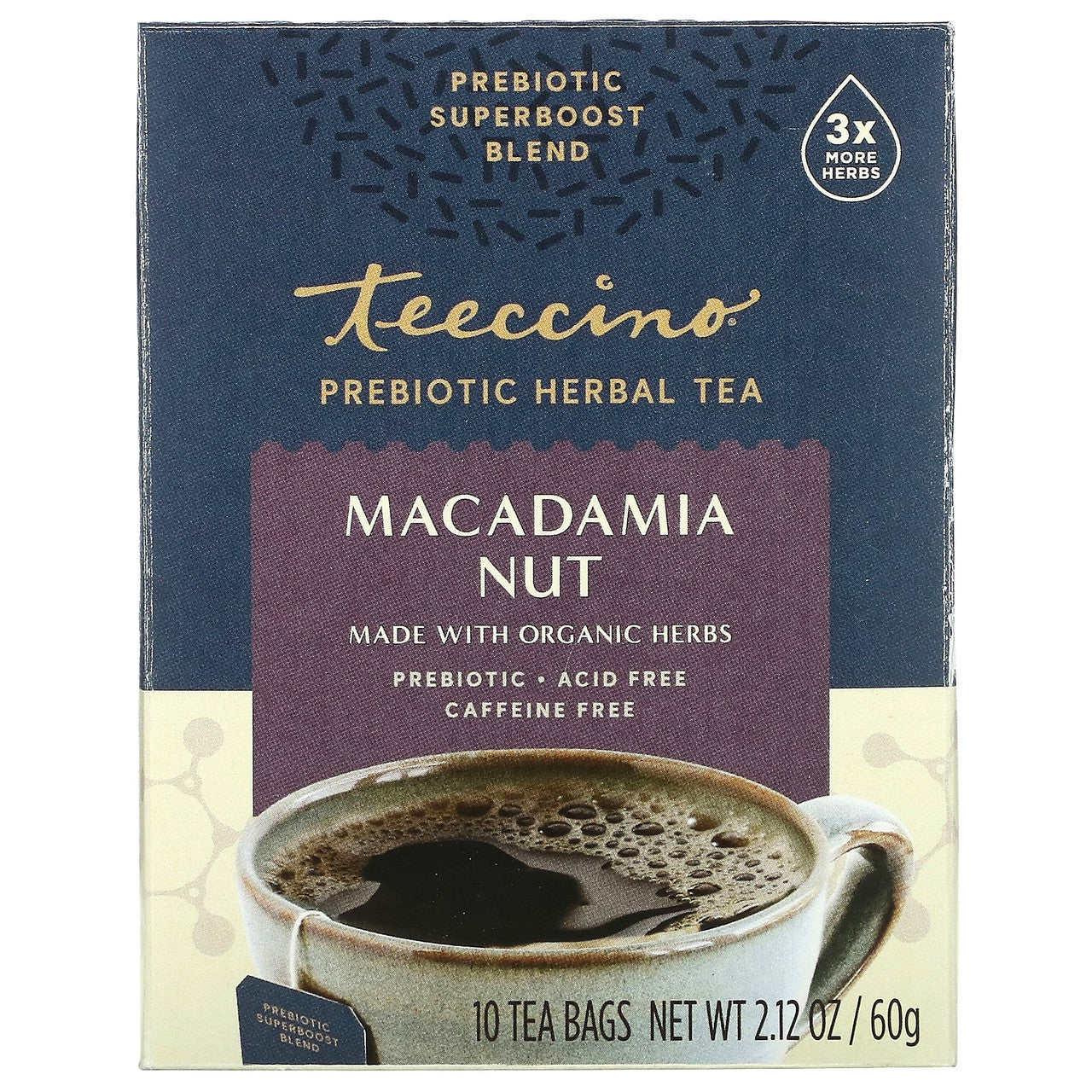 OG3 TEEC MCDMIA NUT TEA ( 6 X 10 BAG )