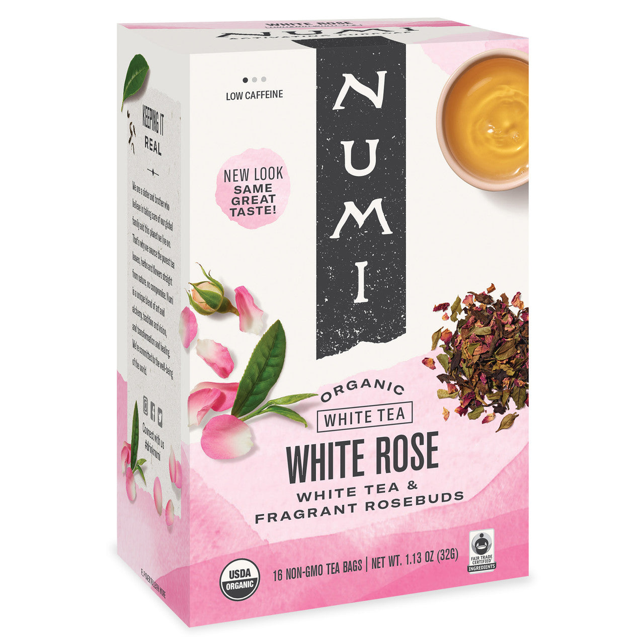 OG2 NUMI WHITE ROSE TEA ( 6 X 16 BAG )