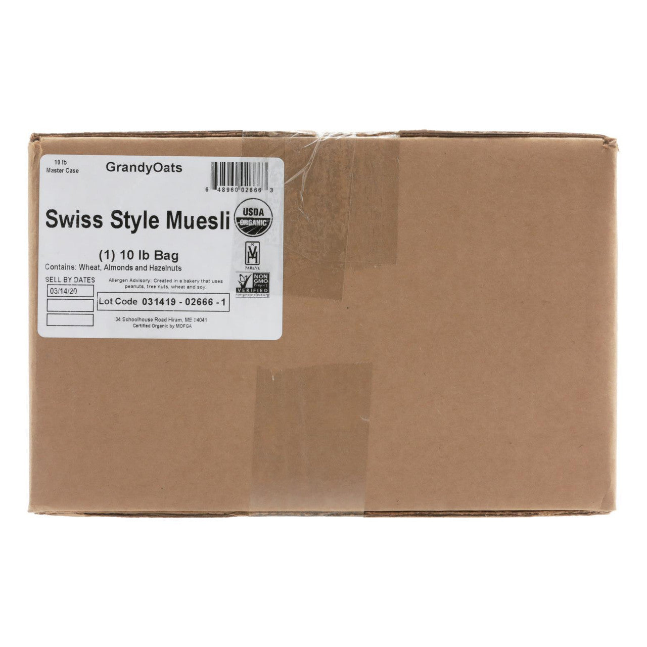 OG2 GRANDY MUESLI SWISS ( 10 X 10 LB )