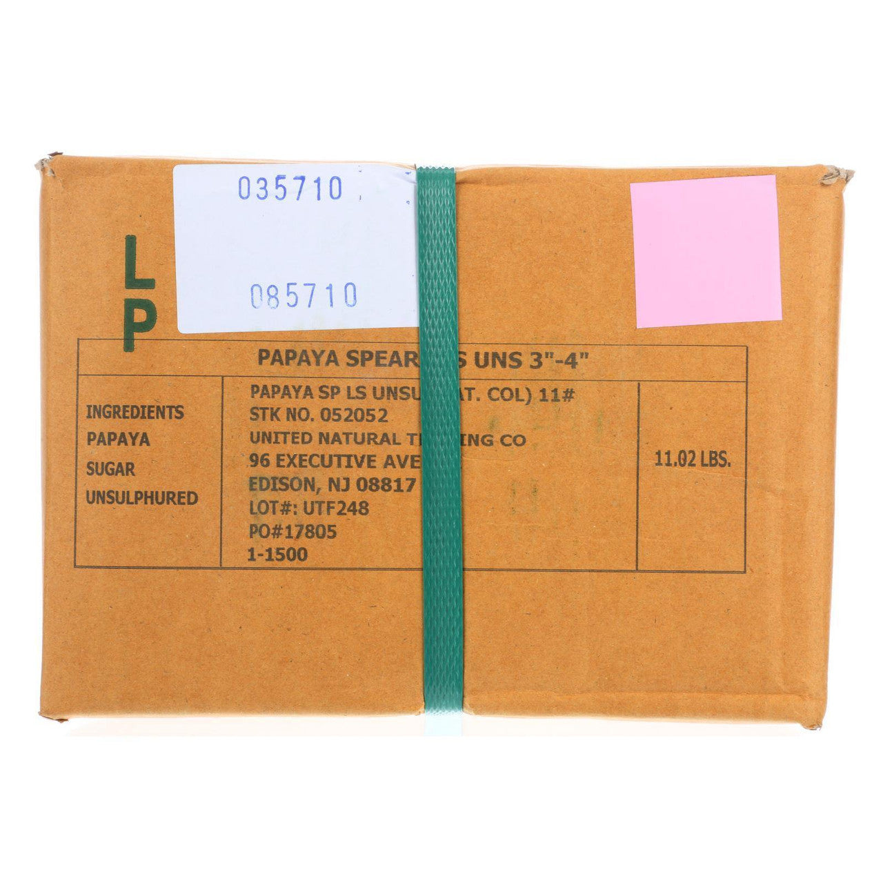 Dried Fruit Dried Papaya Spears L (1x11LB )
