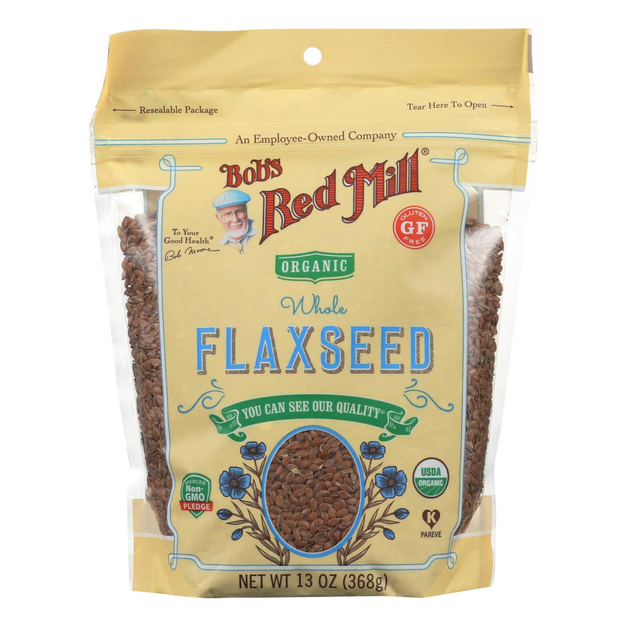 OG2 BOBS FLAXSEED BROWN ( 4 X 13 OZ )
