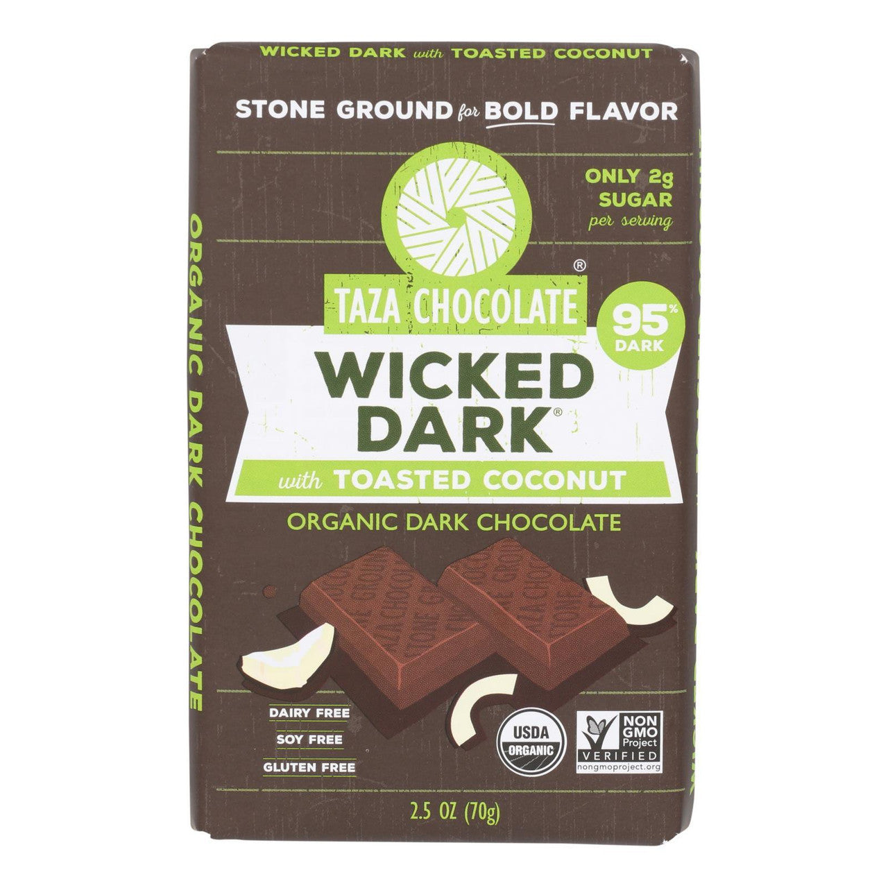 OG2 TAZA WCKD DK CHC BAR ( 10 X 2.5 OZ )