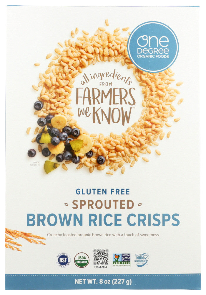 One Degree Organic Foods Odof Brown Rice Crisp (6X8 OZ)