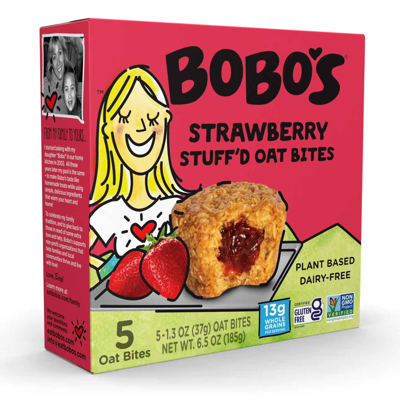 BOBOS STFD BITE STRAWBRY ( 6 X 5 CT )