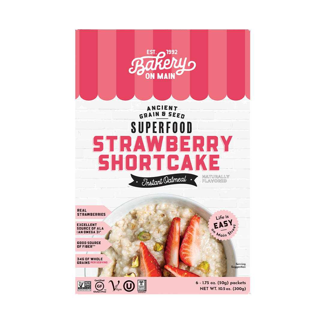 Bakery On Main Instant OatmealStrawberry Shortcake (6x10.5Oz)