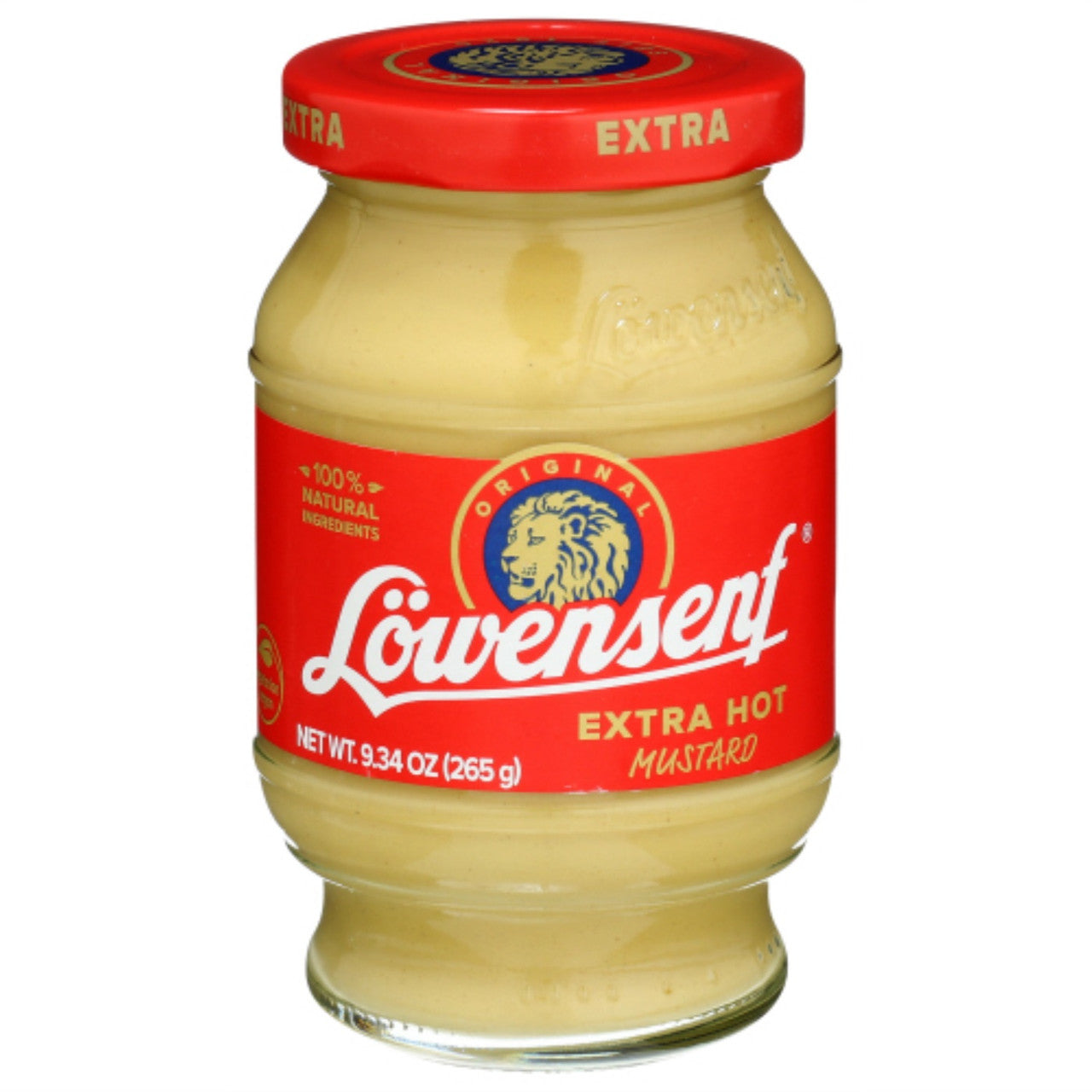 LOWEN MUSTARD EXTRA HOT ( 6 X 9.3 OZ )