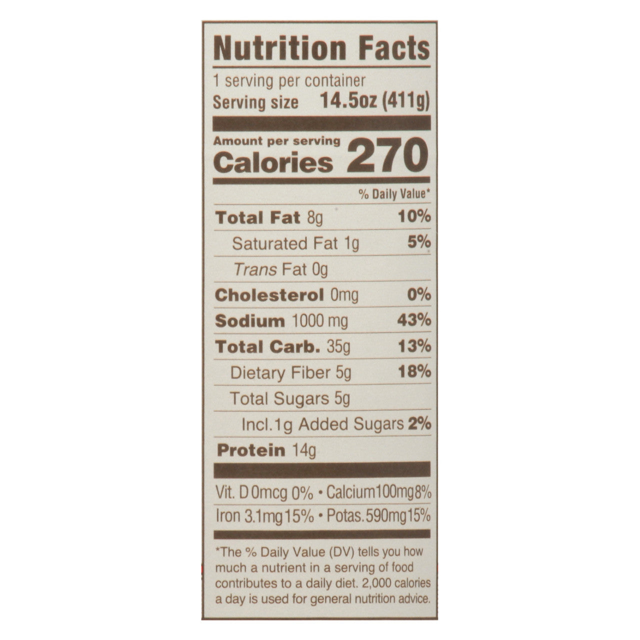 UPTNS VEGN CHCK/TORT SP ( 8 X 14.5 OZ )