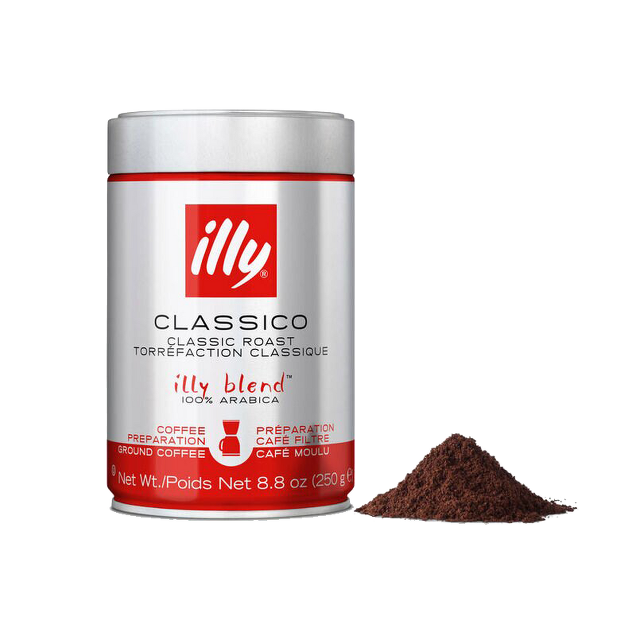 illy Ground Drip Medium Roast Coffee (6x8.8 OZ)