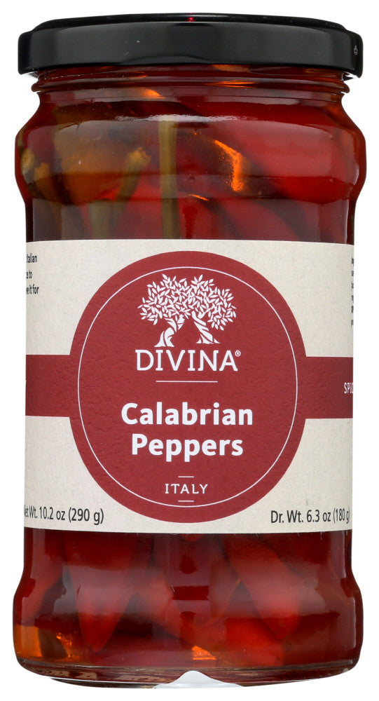 DIVINA CALABRIAN PEPPERS ( 6 X 9.2 OZ )