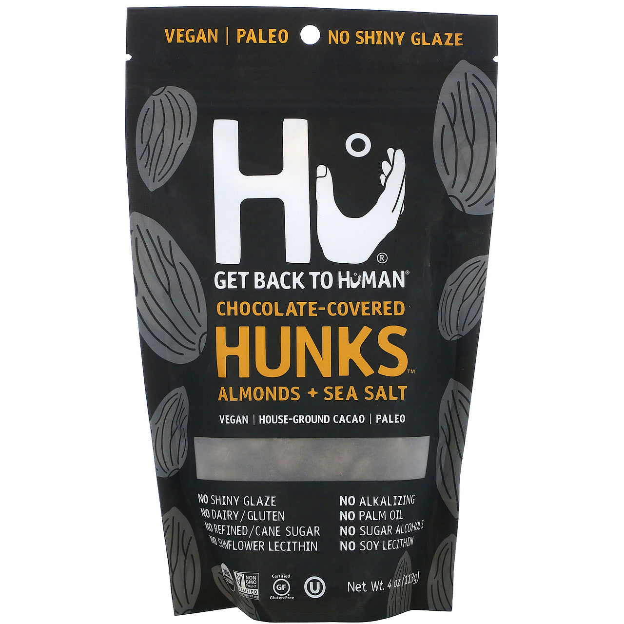 OG1 HU HUNKS CHOC ALM/SS ( 6 X 4 OZ )