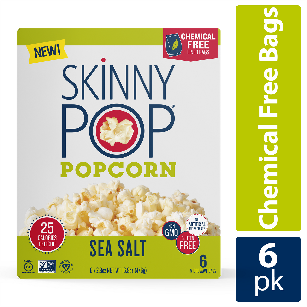 SKNY MICRO SSLT PPCRN ( 6 X 6 PK )