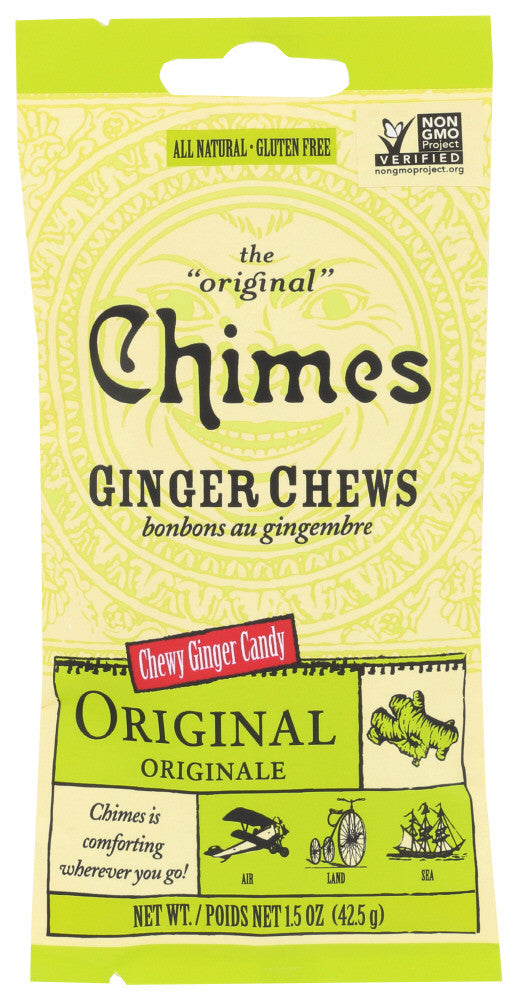 CHIMES GINGER CHEWS ORIG ( 12 X 1.5 OZ   )