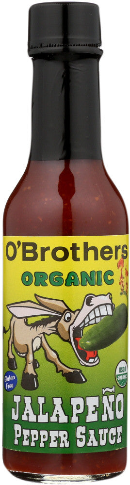 O`Brothers Hot Sauce Jalapeno Pepper Sauce (12X5 OZ)