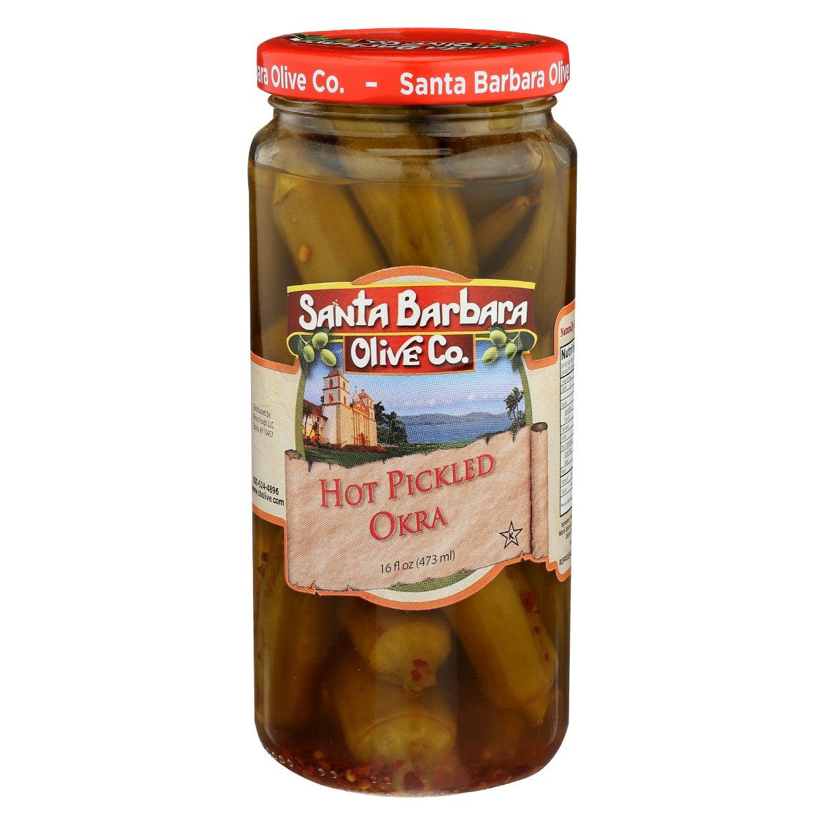 SB OKRA HOT PICKLED ( 6 X 16 OZ   )