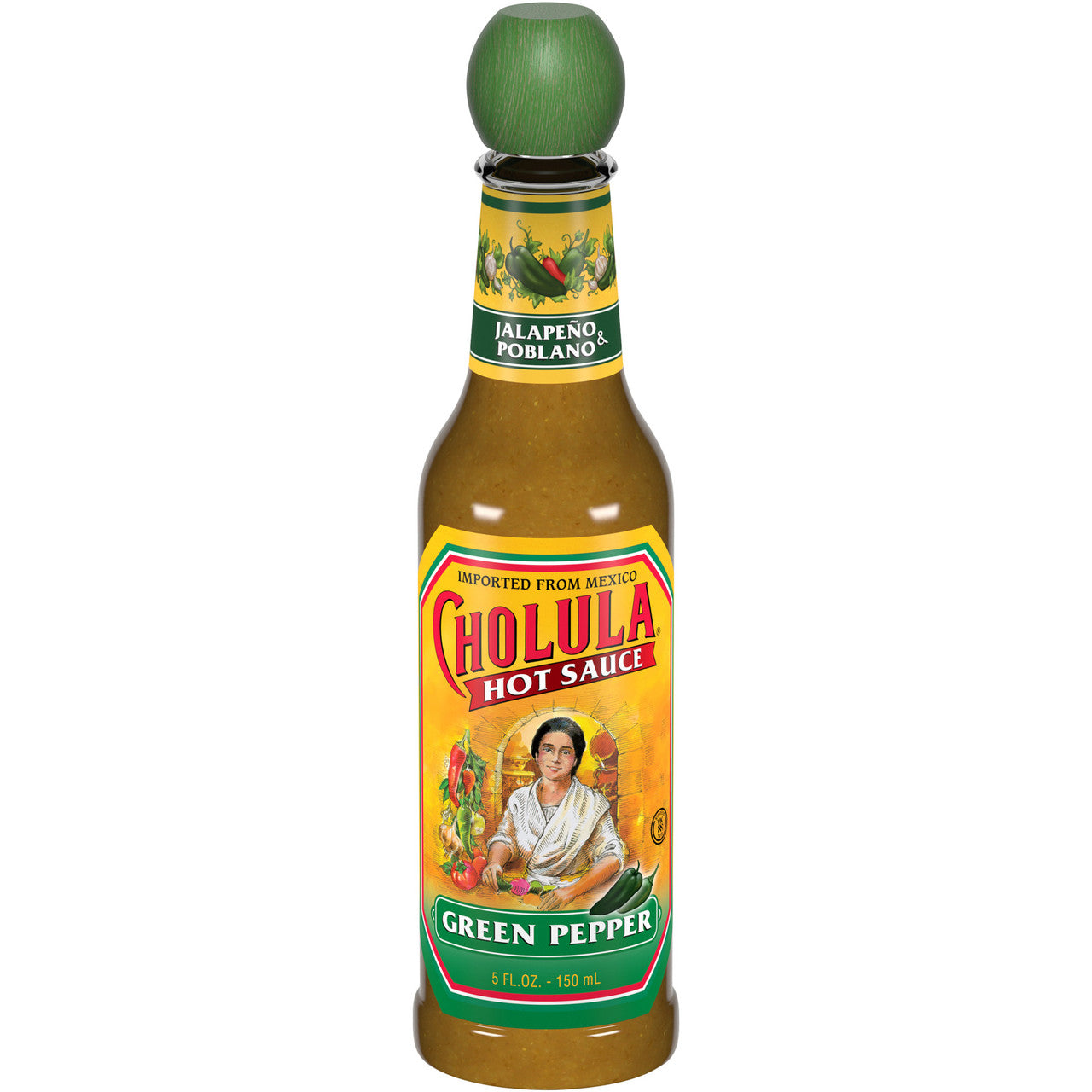 CHOLULA GRN PPR HOT SCE ( 12 X 5 OZ   )