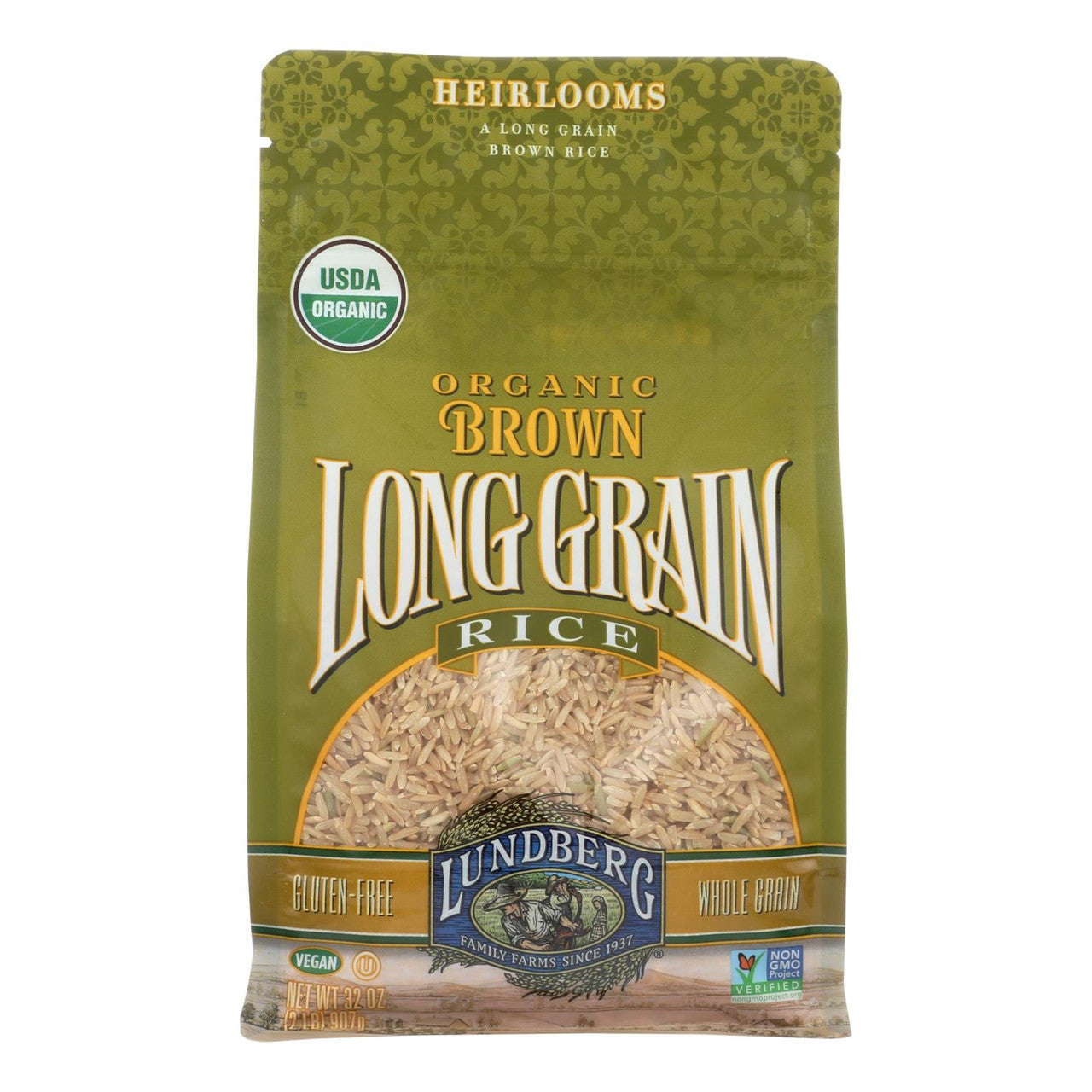 OG1 LUND LONG BROWN RICE ( 6 X 2 LB   )