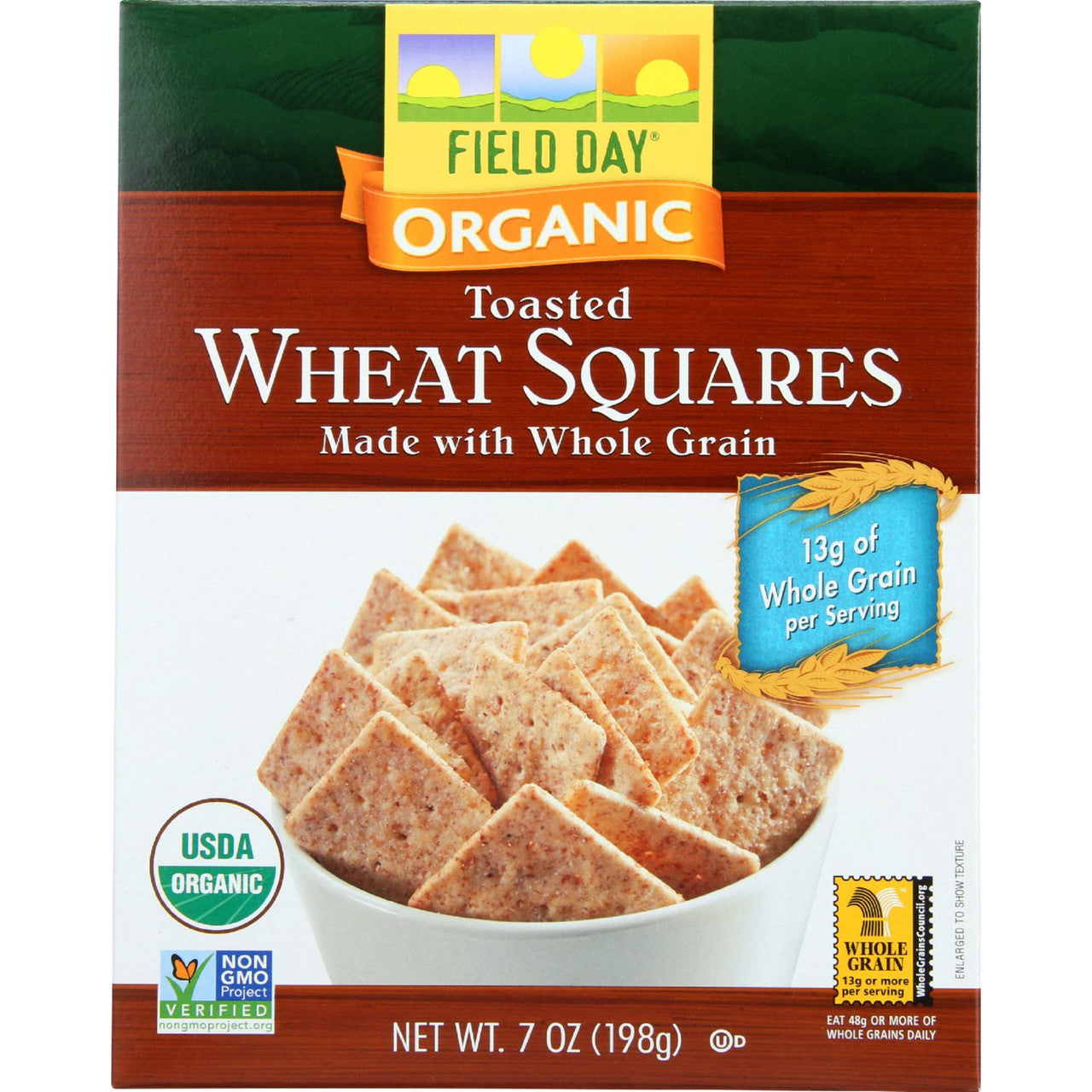 OG2 FD TSTD WHEAT SQUARE ( 12 X 7 OZ   )