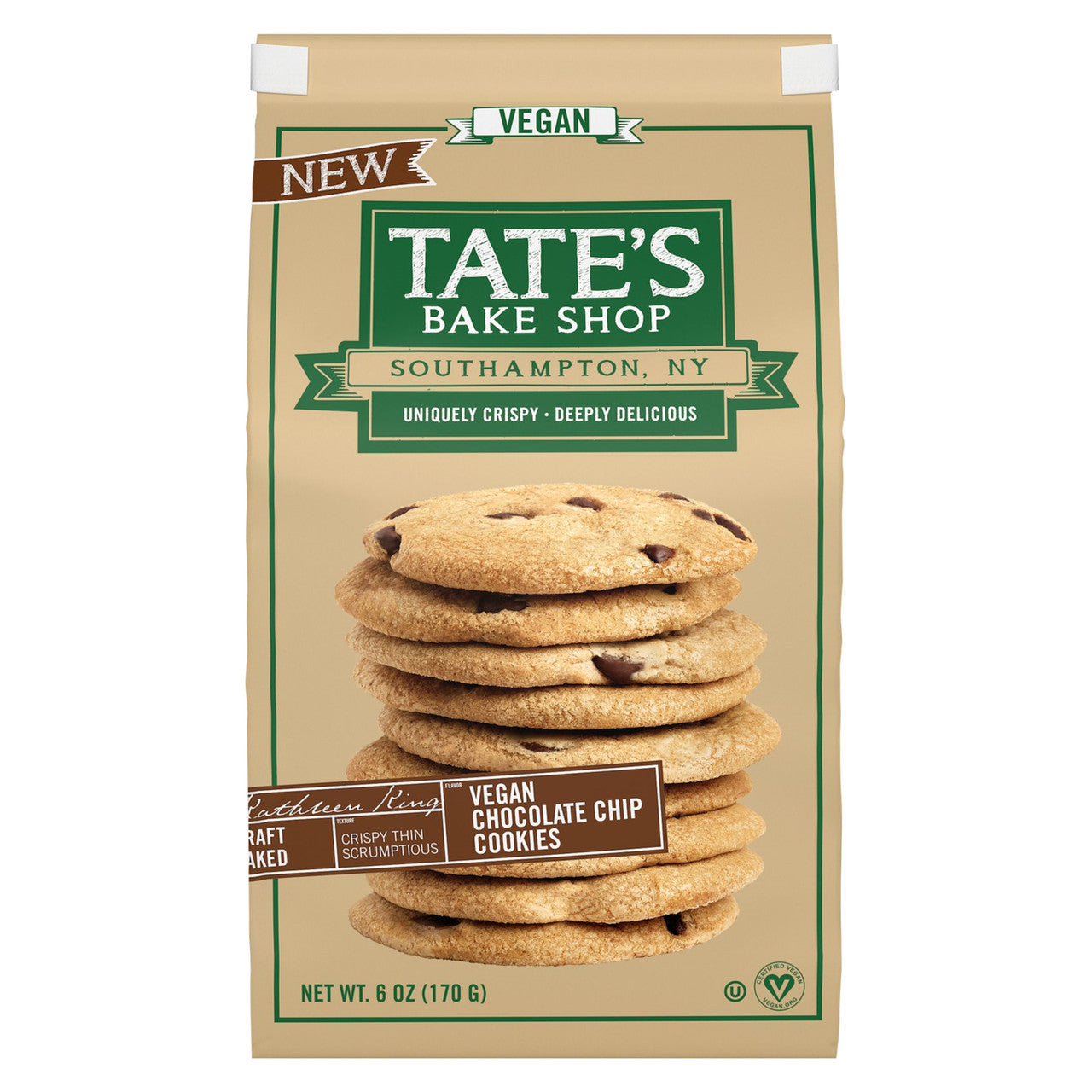 TATE VEGAN CHOC CHP CKIE ( 12 X 6 OZ   )