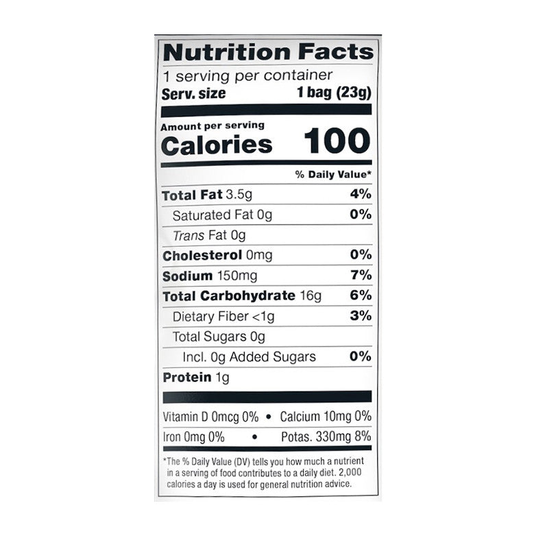 PC SEA SALT POTATO CHIPS ( 24 X 0.8 OZ   )