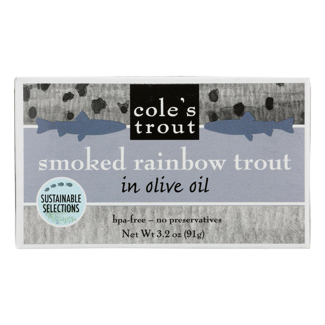 COLES SMKD TROUT/OLV OIL (10x3.20)