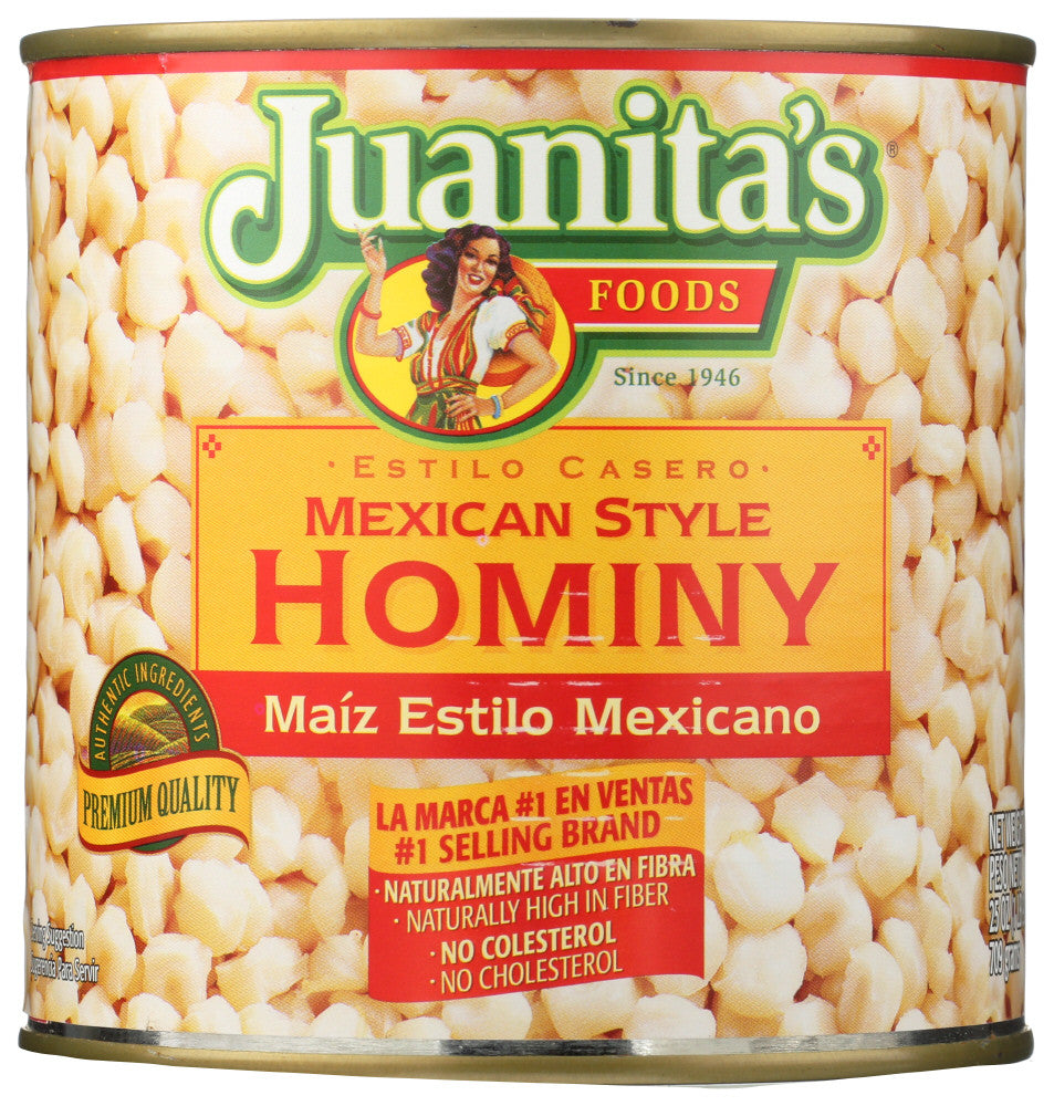 JUANITAS MEX STYL HOMINY ( 12 X 25 OZ   )