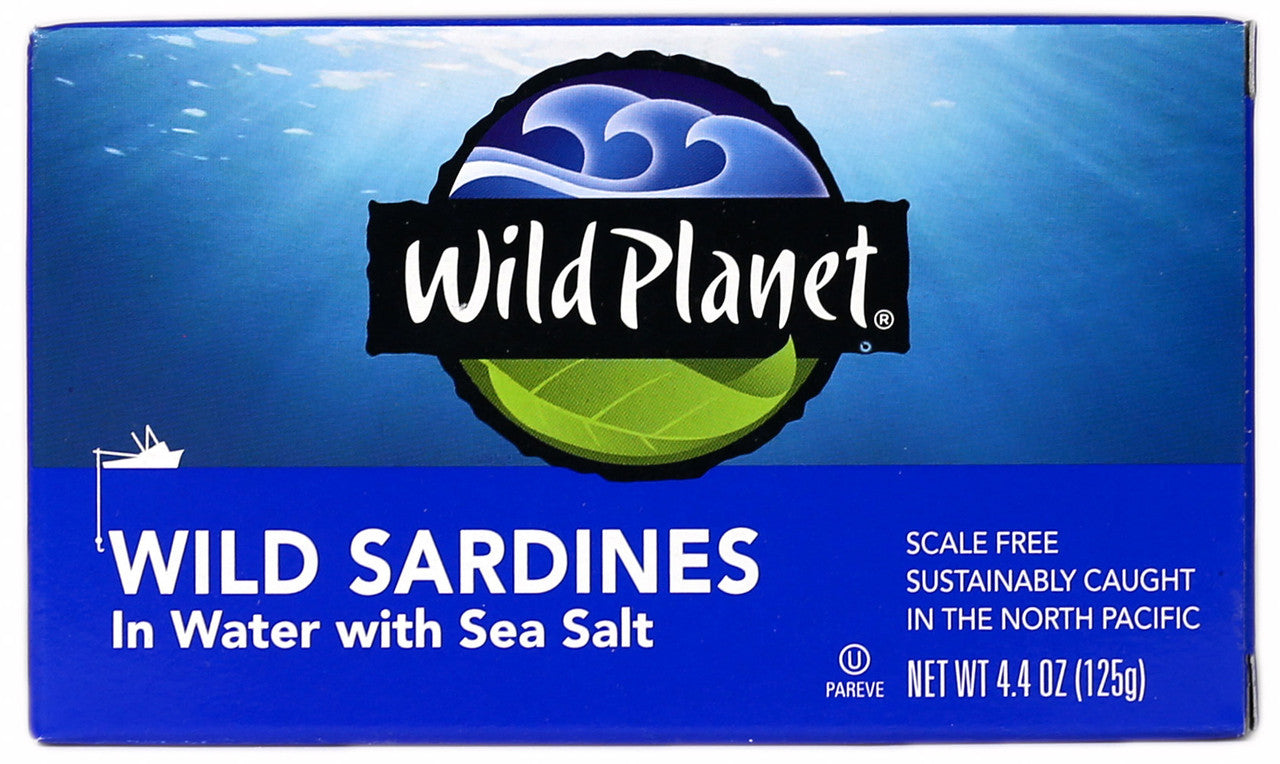 Wild Planet Wild Sardines in Spring Water (12x4.375 Oz)