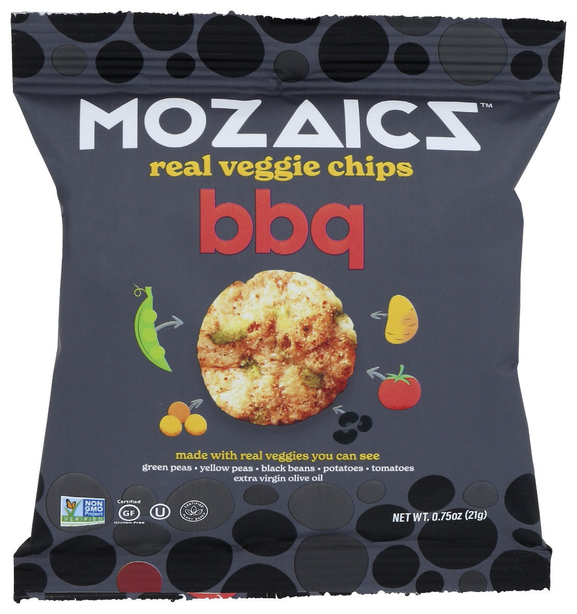 MOZC VEGGIE CHIPS BBQ (20x0.75)