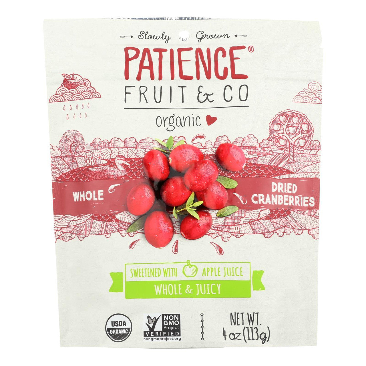 OG2 PFC CRNBRY W/APL JCE ( 8 X 4 OZ   )
