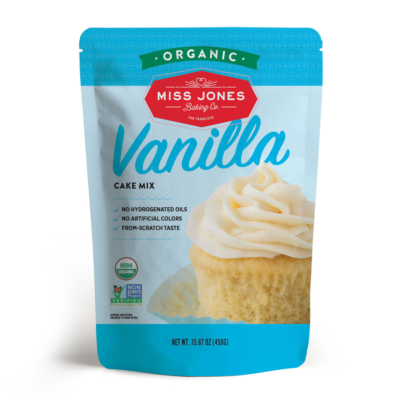 Miss Jones Organic Vanilla Cake Mix (6x15.87 OZ)