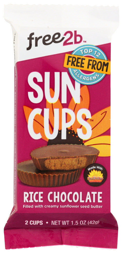F2B SUN CUPS RICE CHOC ( 12 X 1.4 OZ   )