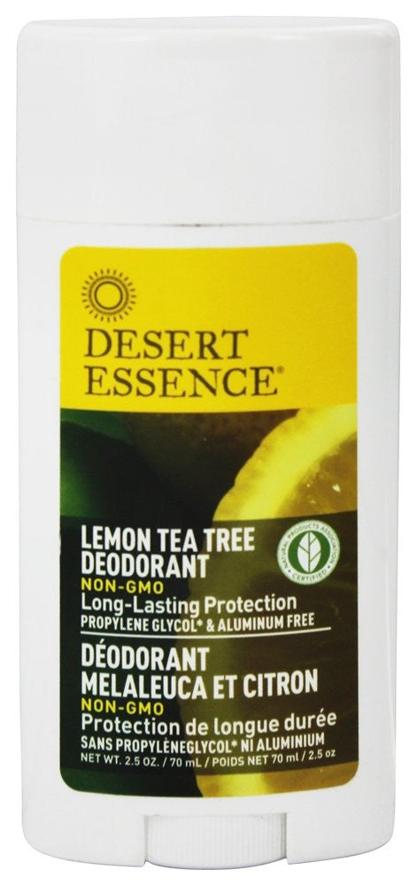 Desert Essence Lemon Tea Tree Deodorant (1x2.5 Oz)