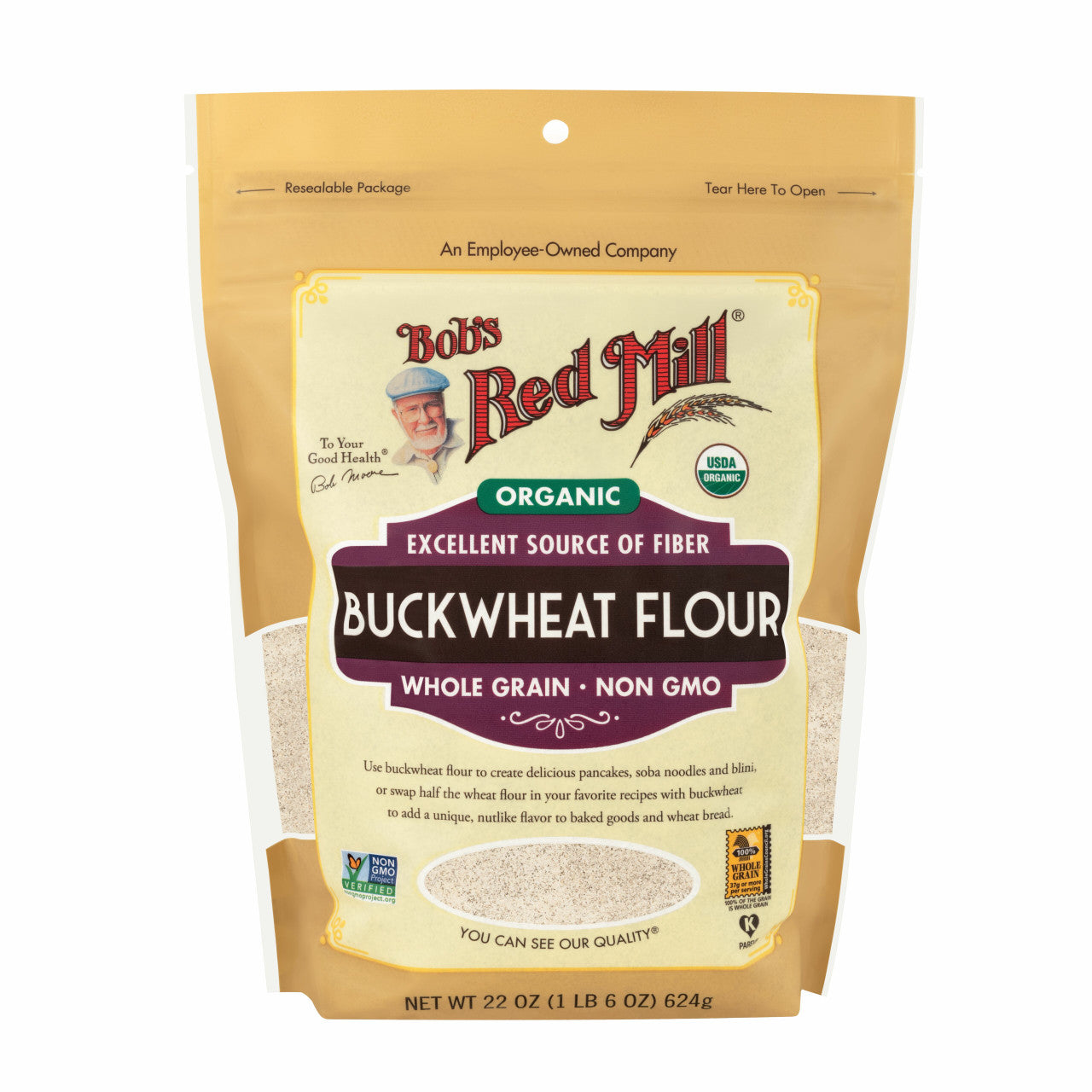 OG2 BOBS FLOUR BUCKWHEAT ( 4 X 22 OZ   )
