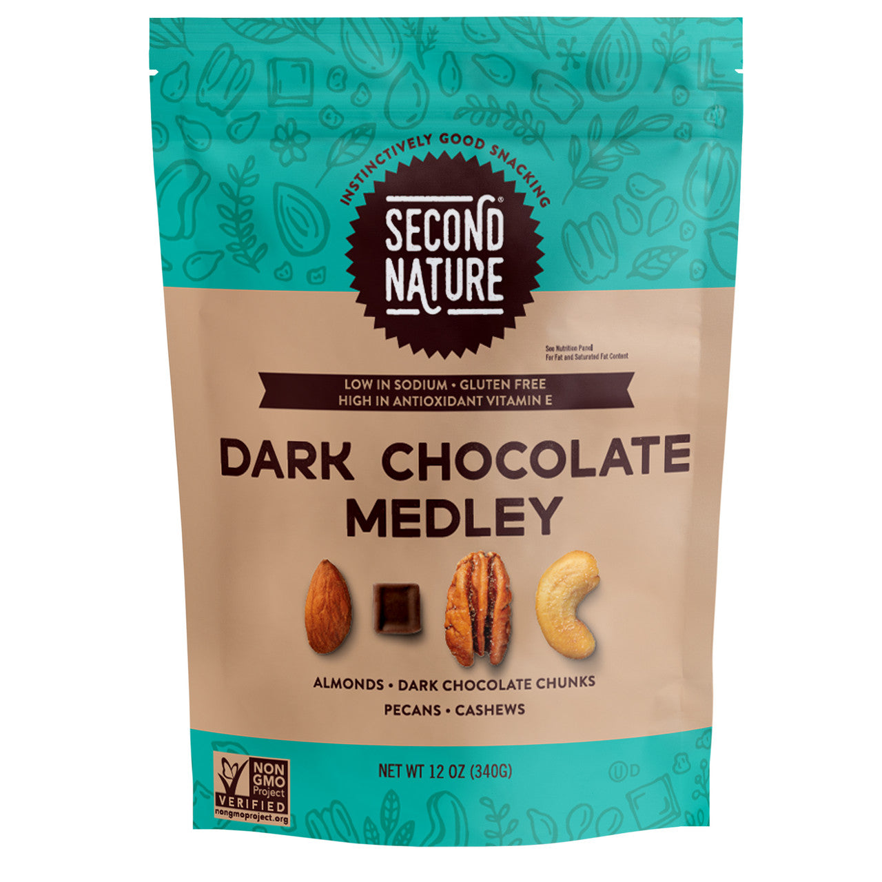 S.N. NUT MDLY DK CHOC ( 6 X 12 OZ   )