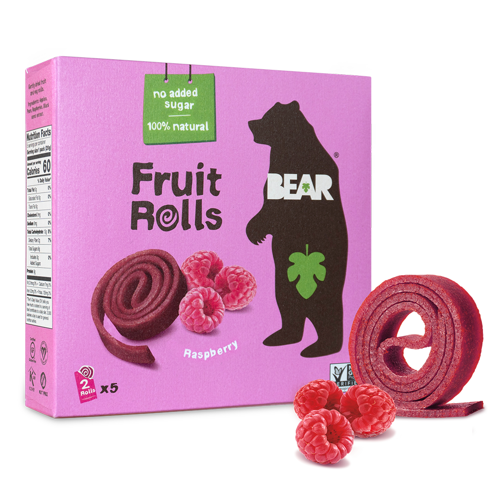 BEAR REAL FRT YOYO RSBRY ( 6 X 3.5 OZ   )