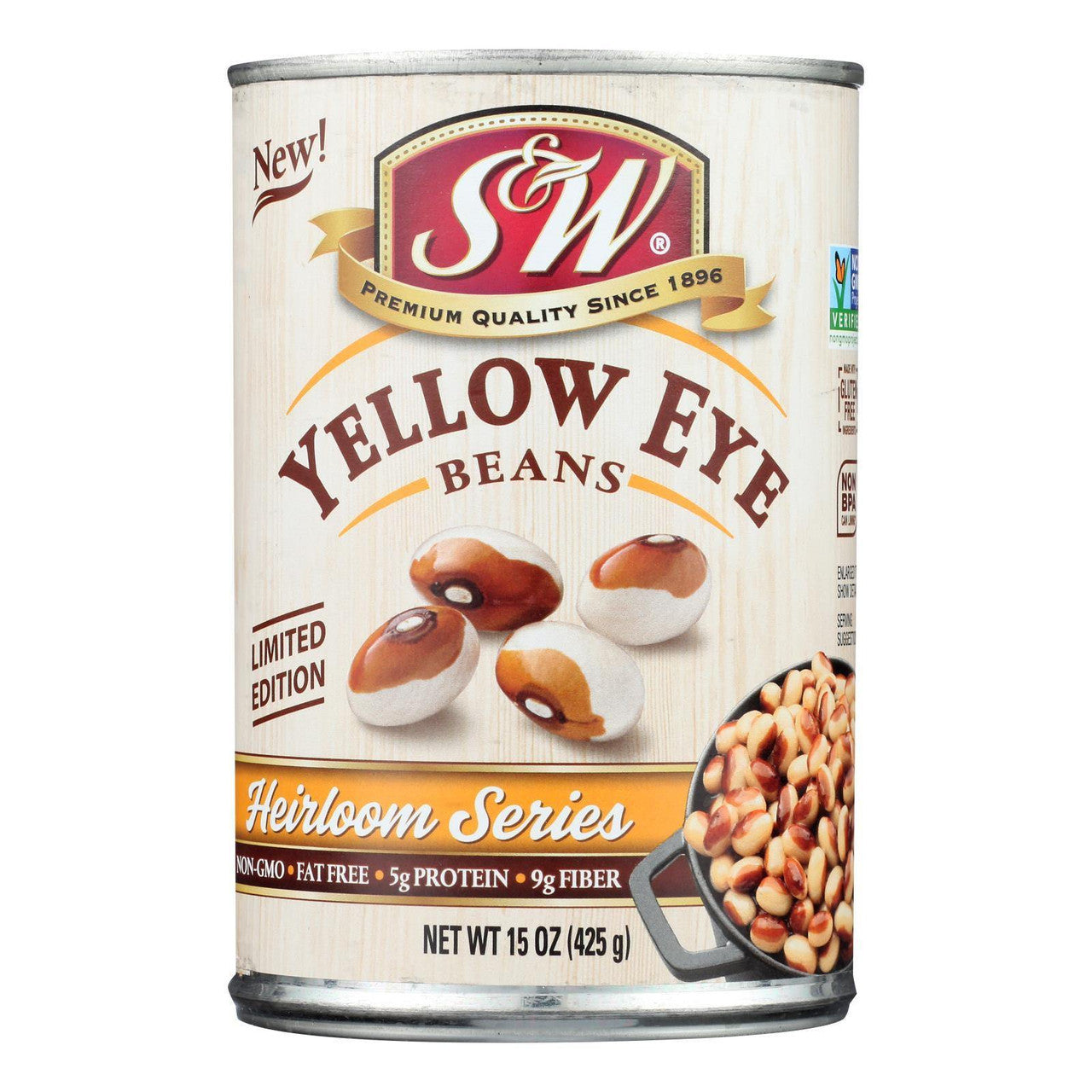 S&W YELLOW EYE BEAN HRLM ( 12 X 15 OZ   )
