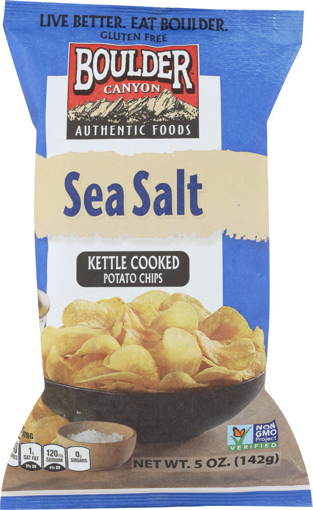 Boulder Canyon Low Fat Original Kettle Chip Gluten Free (12x5 Oz)