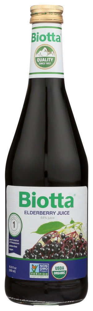 Biotta Elderberry Juice For Your Respiratory & Immune (6x16.9Oz)