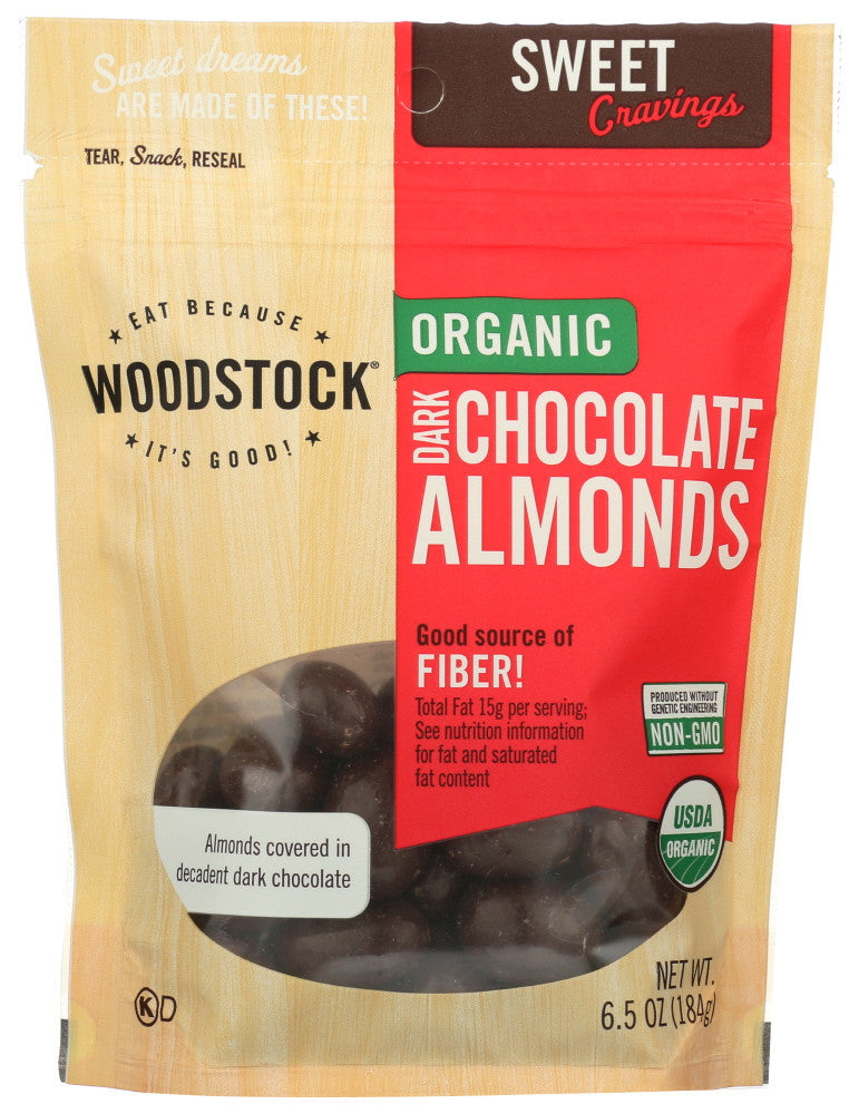 OG2 WOOD DK CHOC ALMONDS ( 8 X 6.5 OZ   )