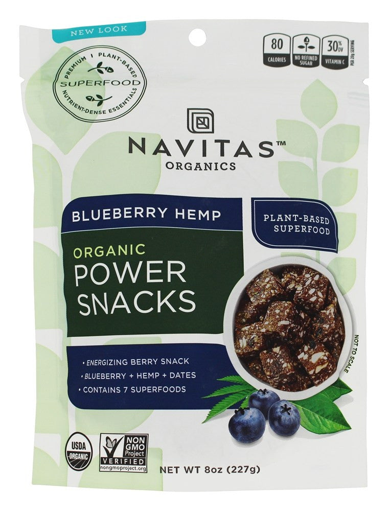 Navitas Naturals Blueberry Hemp Power Snack  (12x8 OZ)